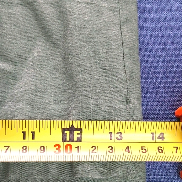 Linen, cropped, petite pants. - Picture 6 of 14